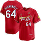 St. Louis Cardinals #64 Ryan Fernandez City Connect Limited Jersey Baseball Jerseys