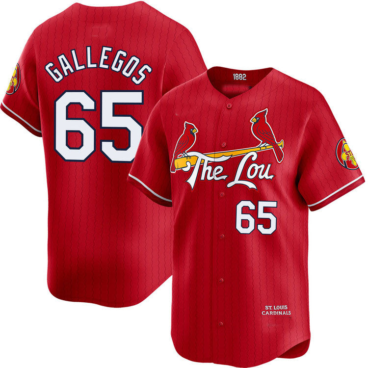 St. Louis Cardinals #65 Giovanny Gallegos City Connect Limited Jersey Baseball Jerseys