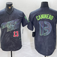 Tampa Bay Rays #13 Junior Caminero Charcoal 2024 City Connect Limited Stitched Baseball Jersey