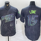 Tampa Bay Rays #15 Josh Lowe Charcoal 2024 City Connect Limited Stitched Baseball Jersey
