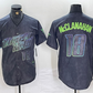 Tampa Bay Rays #18 Shane McClanahan Number Charcoal 2024 City Connect Limited Stitched Baseball Jerseys