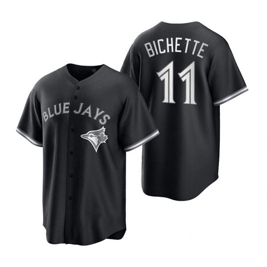 Toronto Blue Jays #11 Bo Bichette Black Stitched Cool Base Jersey Baseball Jerseys