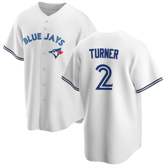 Toronto Blue Jays #2 Justin Turner White Cool Base Stitched Baseball Jersey