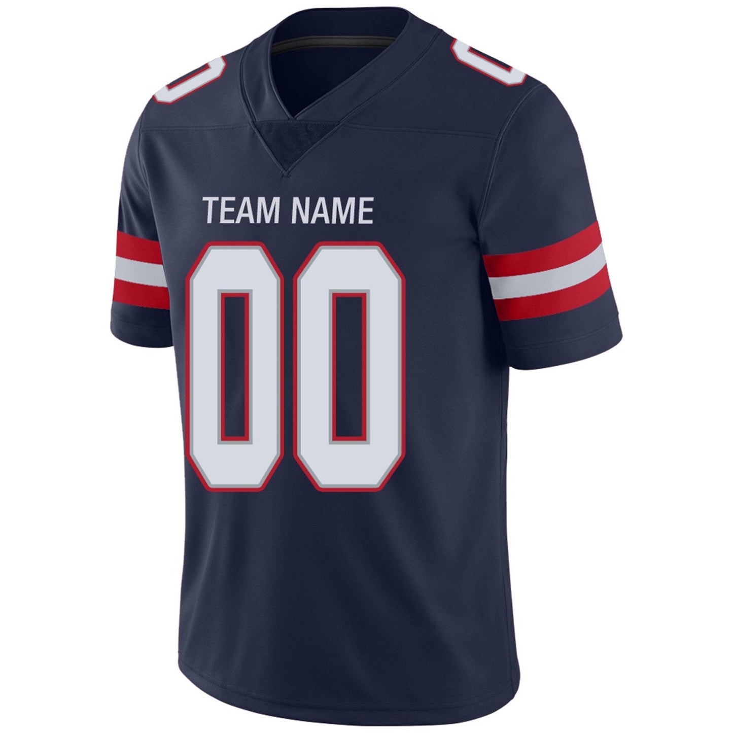 Custom NE.Patriots Football Jerseys Team Player or Personalized Design Your Own Name for Men's Women's Youth Jerseys Navy