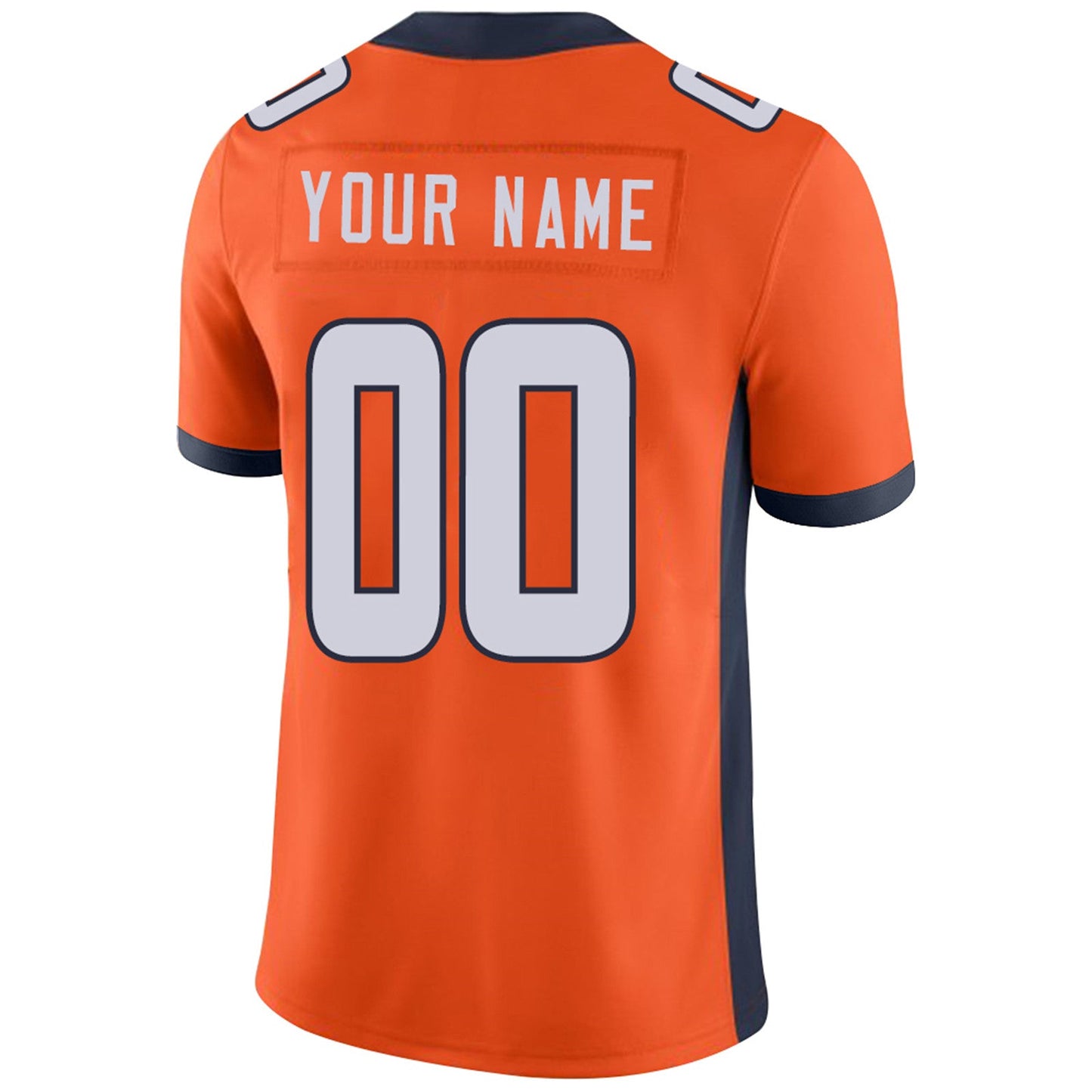Custom D.Broncos Football Jerseys Team Player or Personalized Design Your Own Name for Men's Women's Youth Jerseys Orange