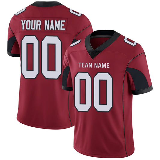 Custom A.Cardinals Team Player or Personalized Design Your Own Name for Men's Women's Youth Jerseys Red Football Jerseys