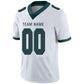 Custom P.Eagles Football Jerseys Team Player or Personalized Design Your Own Name for Men's Women's Youth Jerseys Green