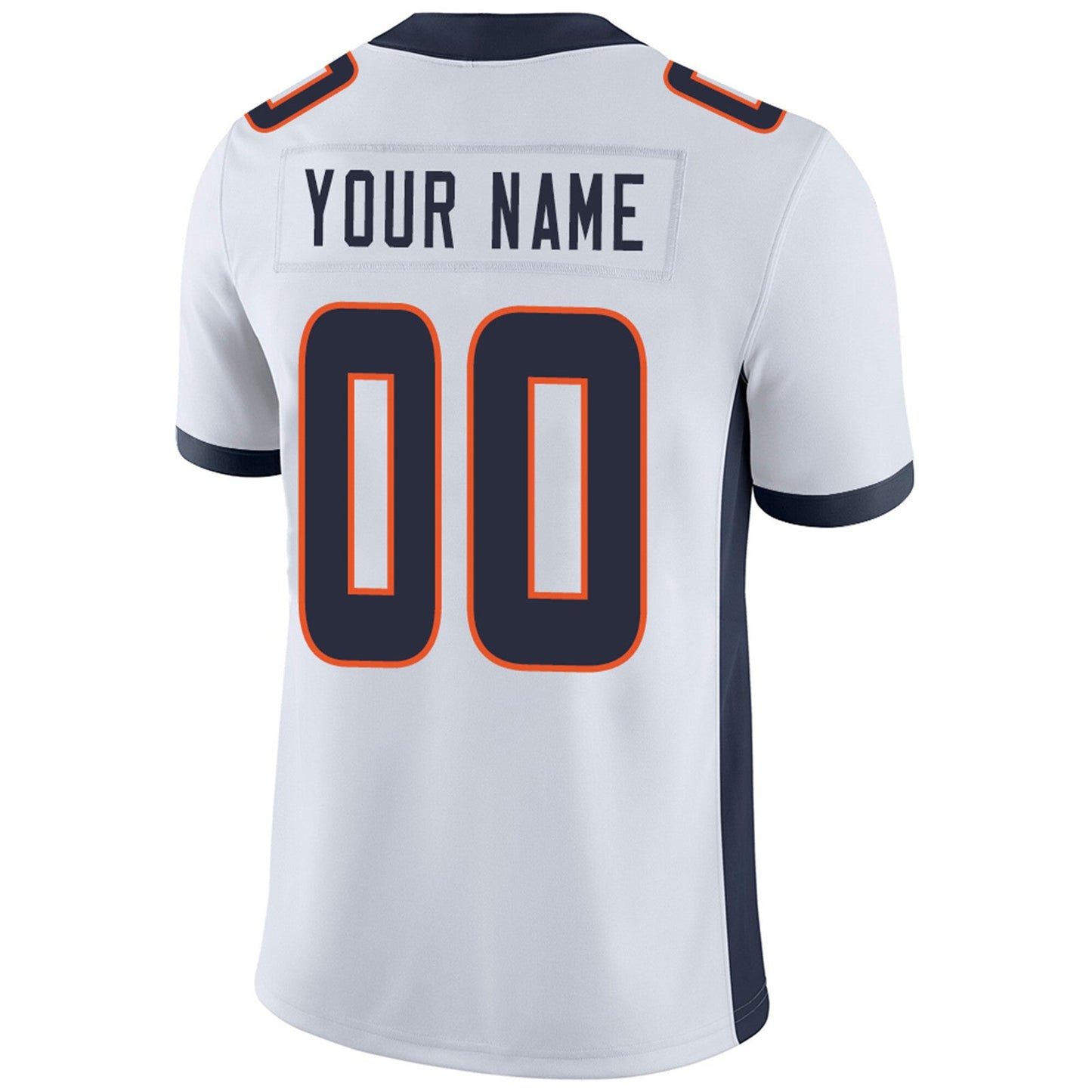 Custom D.Broncos Football Jerseys Team Player or Personalized Design Your Own Name for Men's Women's Youth Jerseys Orange