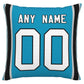 Custom C.Panthers Pillow Football Team Decorative Throw Pillow Case Print Personalized Football Style Fans Letters & Number Birthday Gift Football Pillows