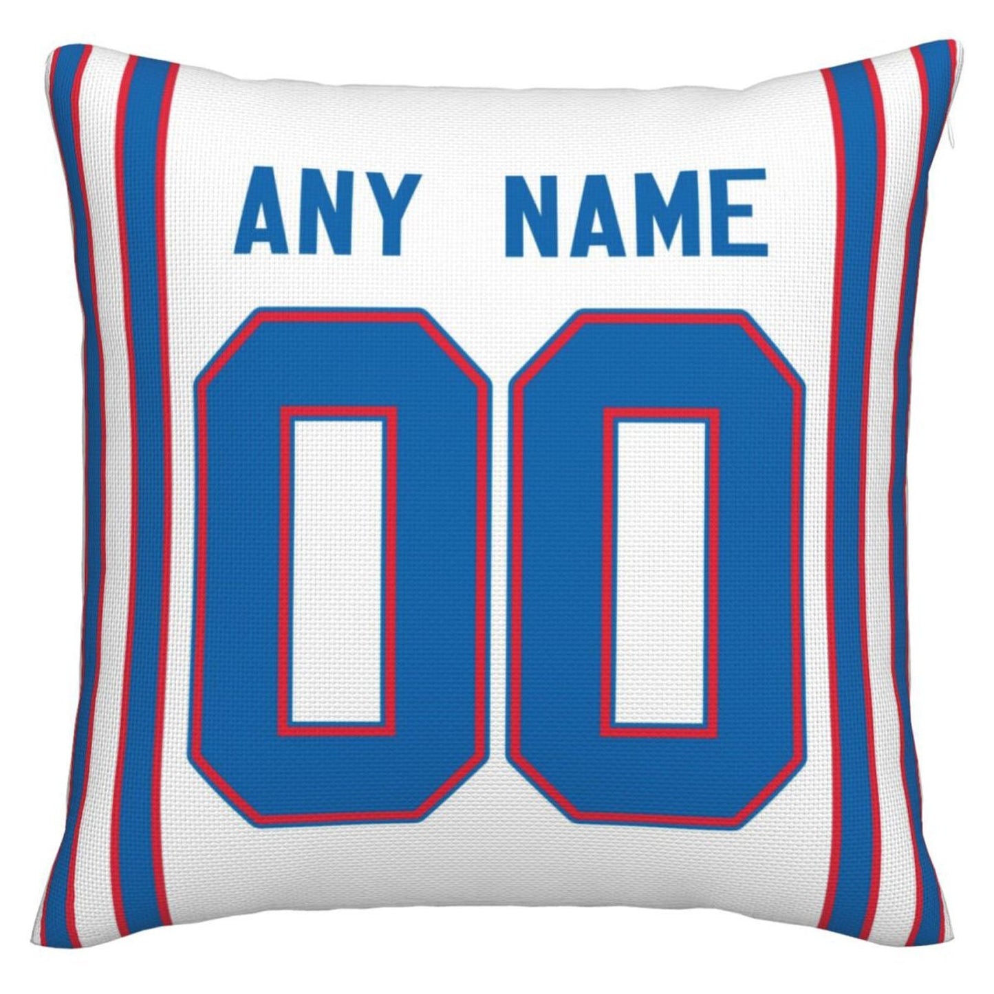 Custom B.Bills Pillow Royal Football Team Decorative Throw Pillow Case Print Personalized Football Style Fans Letters & Number Birthday Gift Football Pillows