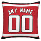 Custom A.Falcons Pillow Decorative Throw Pillow Case - Print Personalized Football Team Fans Name & Number Birthday Gift Football Pillows