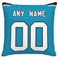 Custom C.Panthers Pillow Football Team Decorative Throw Pillow Case Print Personalized Football Style Fans Letters & Number Birthday Gift Football Pillows