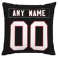 Custom A.Falcons Pillow Decorative Throw Pillow Case - Print Personalized Football Team Fans Name & Number Birthday Gift Football Pillows