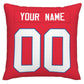 Custom B.Bills Pillow Royal Football Team Decorative Throw Pillow Case Print Personalized Football Style Fans Letters & Number Birthday Gift Football Pillows