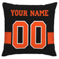 Custom C.Bengals Pillow Decorative Throw Pillow Case - Print Personalized Football Team Fans Name & Number Birthday Gift Football Pillows