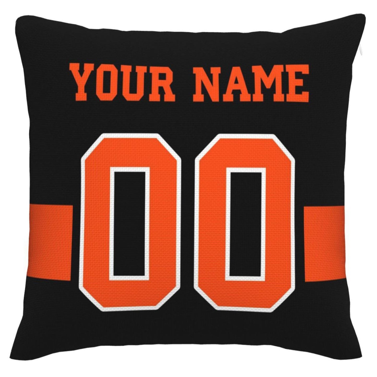 Custom C.Bengals Pillow Decorative Throw Pillow Case - Print Personalized Football Team Fans Name & Number Birthday Gift Football Pillows