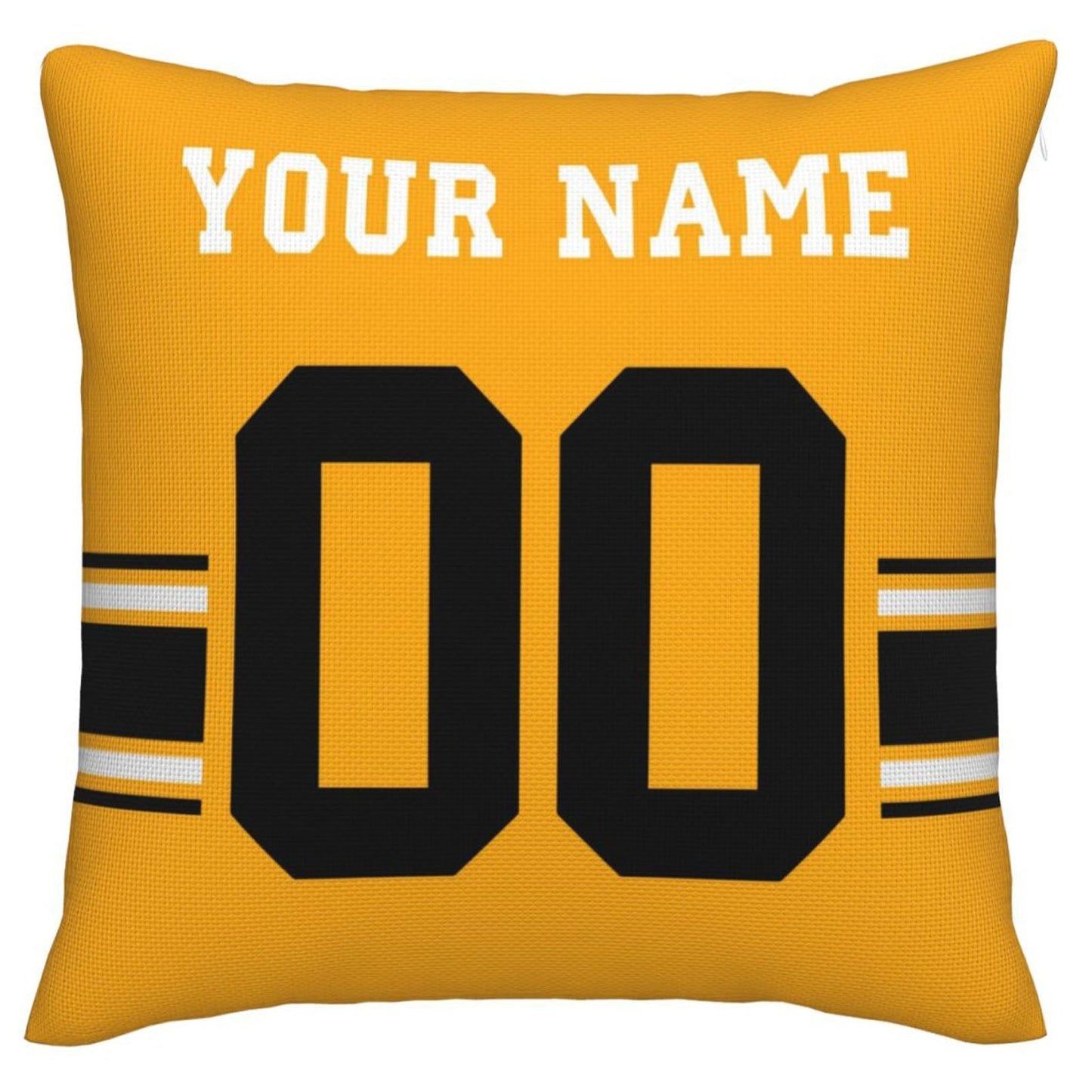 Custom P.Steelers Pillow Decorative Throw Pillow Case - Print Personalized Football Team Fans Name & Number Birthday Gift Football Pillows