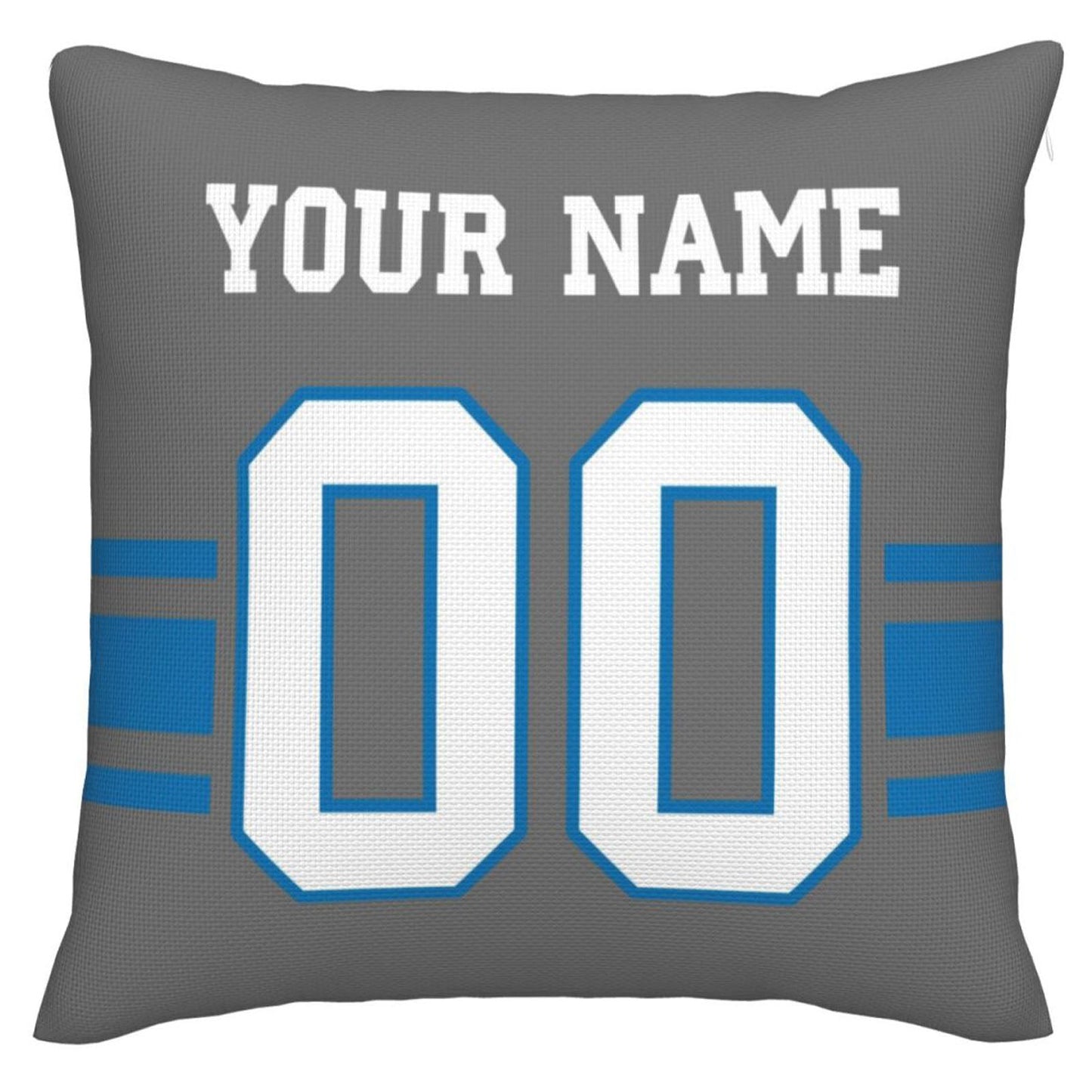 Custom D.Lions Pillow Decorative Throw Pillow Case - Print Personalized Football Team Fans Name & Number Birthday Gift Football Pillows