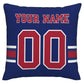 Custom NY.Giants Pillow Decorative Throw Pillow Case - Print Personalized Football Team Fans Name & Number Birthday Gift Football Pillows