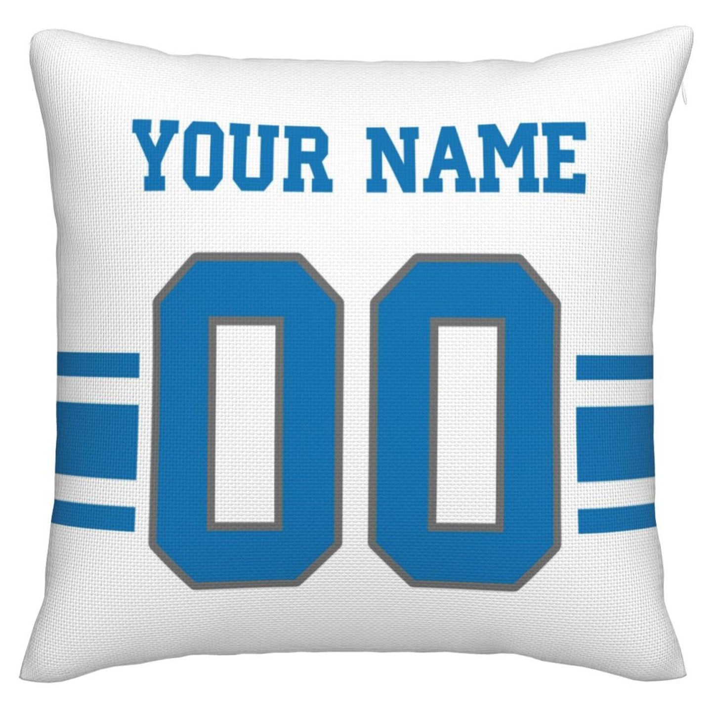 Custom D.Lions Pillow Decorative Throw Pillow Case - Print Personalized Football Team Fans Name & Number Birthday Gift Football Pillows