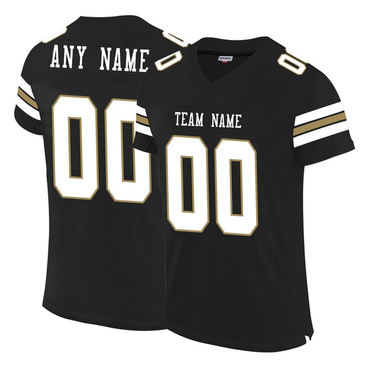 Custom NO.Saints Football Jerseys for Personalize Sports Shirt Design Stitched Name And Number Size S to 6XL Christmas Birthday Gift