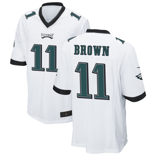 Football Jerseys P.Eagles #11 A.J. Brown Player Stitched Game Jersey