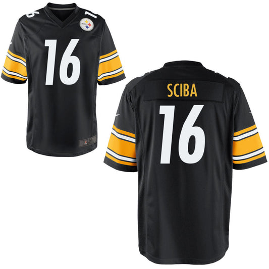 Football Jerseys P.Steelers #16 Nick Sciba Player Stitched Game Jersey