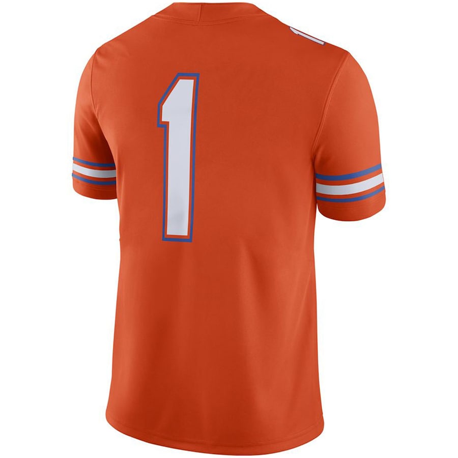 #1 F.Gators Jordan Brand Alternate Game Jersey Orange Stitched American College Jerseys