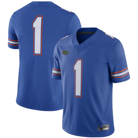 #1 F.Gators Jordan Brand Game Jersey Royal Stitched American College Jerseys