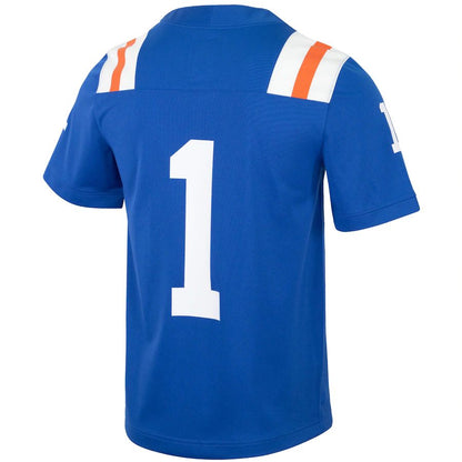 #1 F.Gators Jordan Brand Throwback Replica Jersey  Royal Stitched American College Jerseys