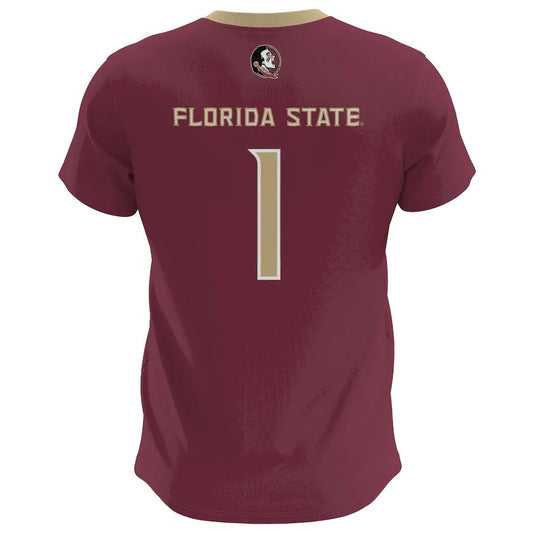 #1 F.State Seminoles ProSphere Away Gameday Greats Unisex Soccer Team Jersey Garnet Stitched American College Jerseys