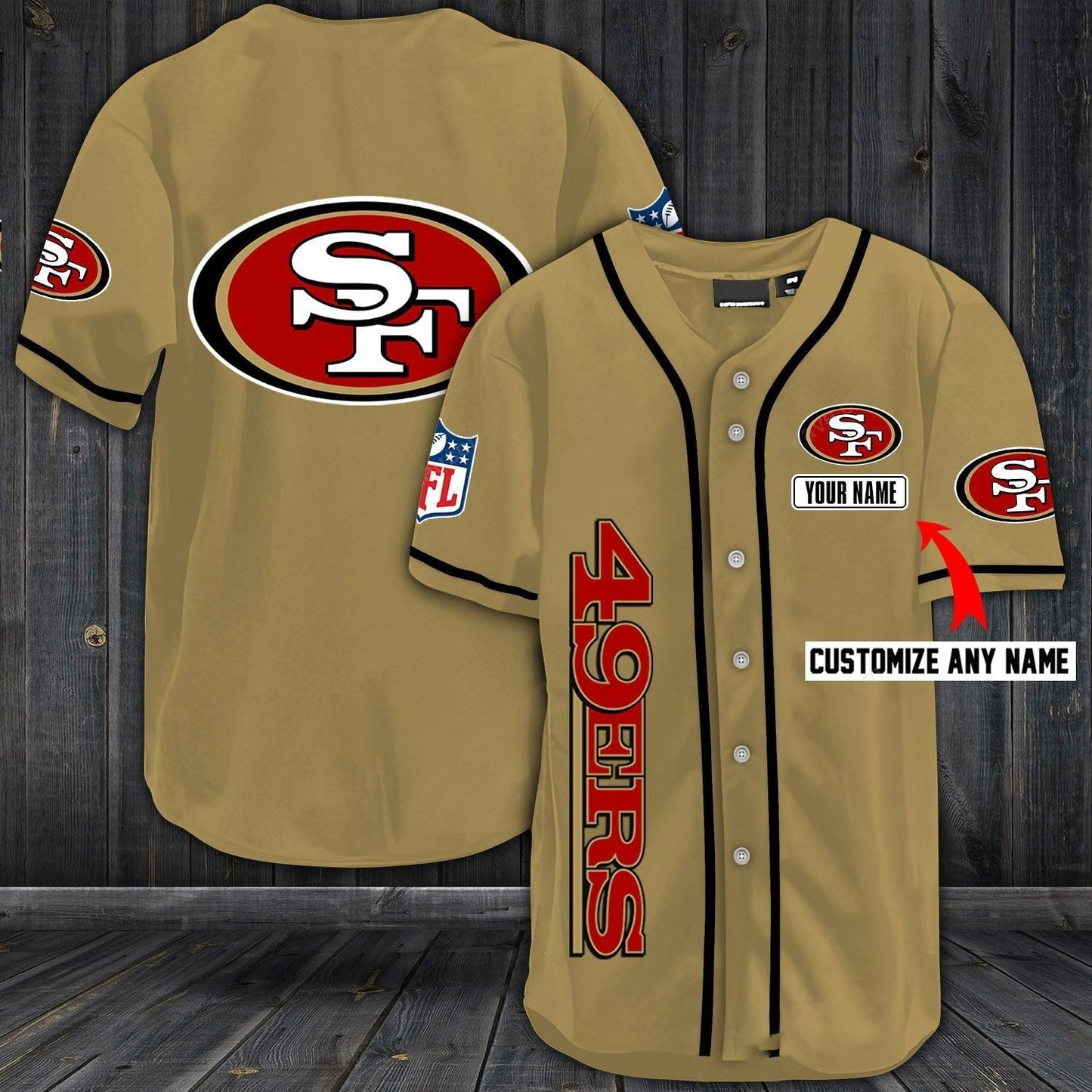 Football T-Shirts SF.49ers Baseball Customized Jersey