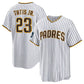 San Diego Padres #23 Fernando Tatis Jr. 2024 World Tour Seoul Series Home Replica Player Jersey - White Baseball Jerseys