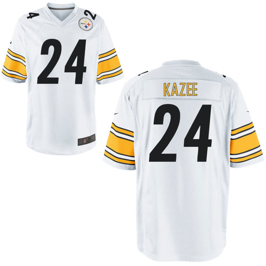 Football Jerseys P.Steelers #24 Damontae Kazee Player Stitched Game Jersey