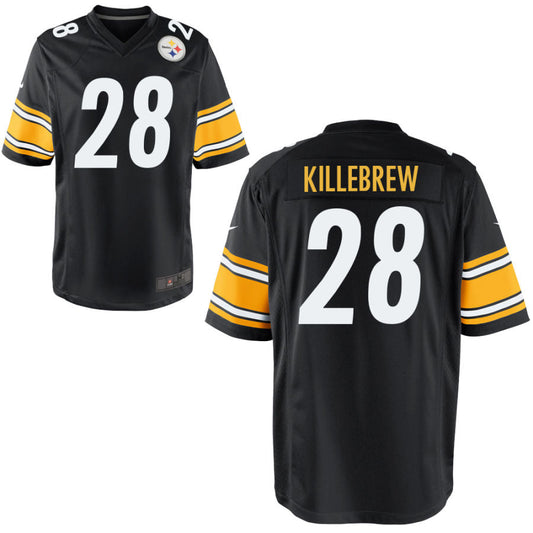Football Jerseys P.Steelers #28 Miles Killebrew Player Stitched Game Jersey