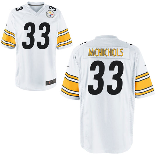 Football Jerseys P.Steelers #33 Jeremy McNichols Player Stitched Game Jersey