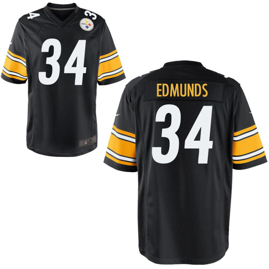 Football Jerseys P.Steelers #34 Terrell Edmunds Player Stitched Game Jersey