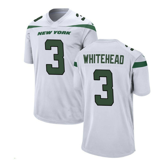 NY.Jets #3 Jordan Whitehead White  Game Jersey Stitched American Football Jerseys