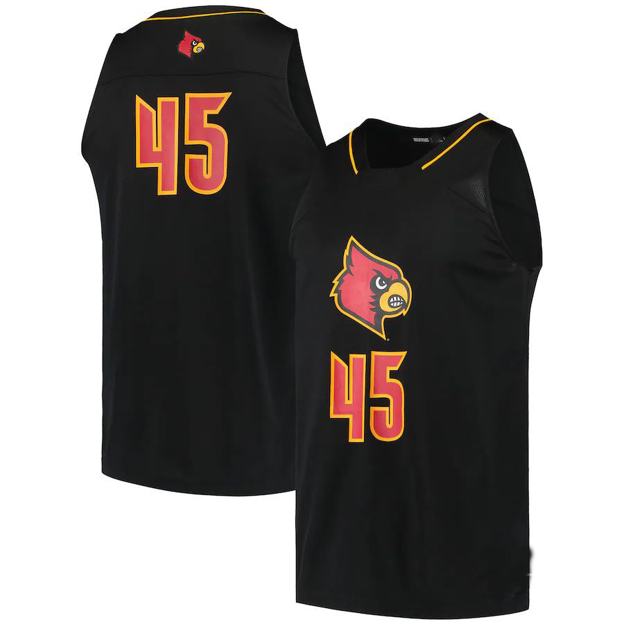 #45 L.Cardinals Swingman Alternate Jersey  Black Basketball Jersey Stitched American College Jerseys