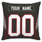 Custom TB.Buccaneers Pillow Decorative Throw Pillow Case - Print Personalized Football Team Fans Name & Number Birthday Gift Football Pillows