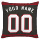 Custom TB.Buccaneers Pillow Decorative Throw Pillow Case - Print Personalized Football Team Fans Name & Number Birthday Gift Football Pillows