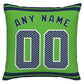 Custom S.Seahawks Pillow Decorative Throw Pillow Case - Print Personalized Football Team Fans Name & Number Birthday Gift Football Pillows