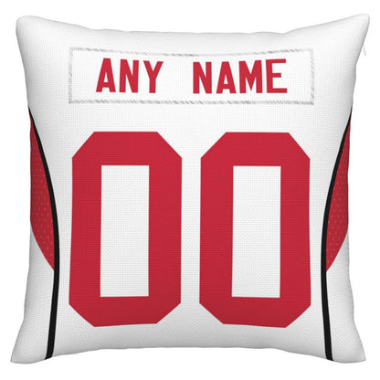 Custom SF.49ers Pillow Decorative Throw Pillow Case - Print Personalized Football Team Fans Name & Number Birthday Gift Football Pillows