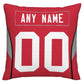 Custom SF.49ers Pillow Decorative Throw Pillow Case - Print Personalized Football Team Fans Name & Number Birthday Gift Football Pillows