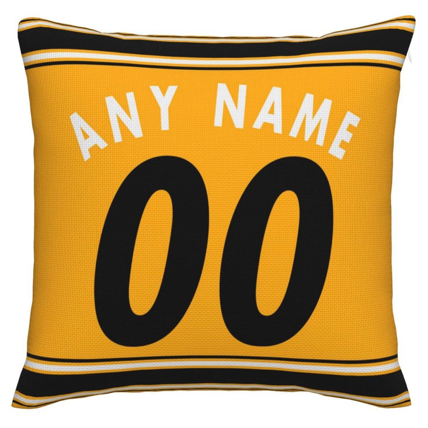 Custom P.Steelers Pillow Decorative Throw Pillow Case - Print Personalized Football Team Fans Name & Number Birthday Gift Football Pillows