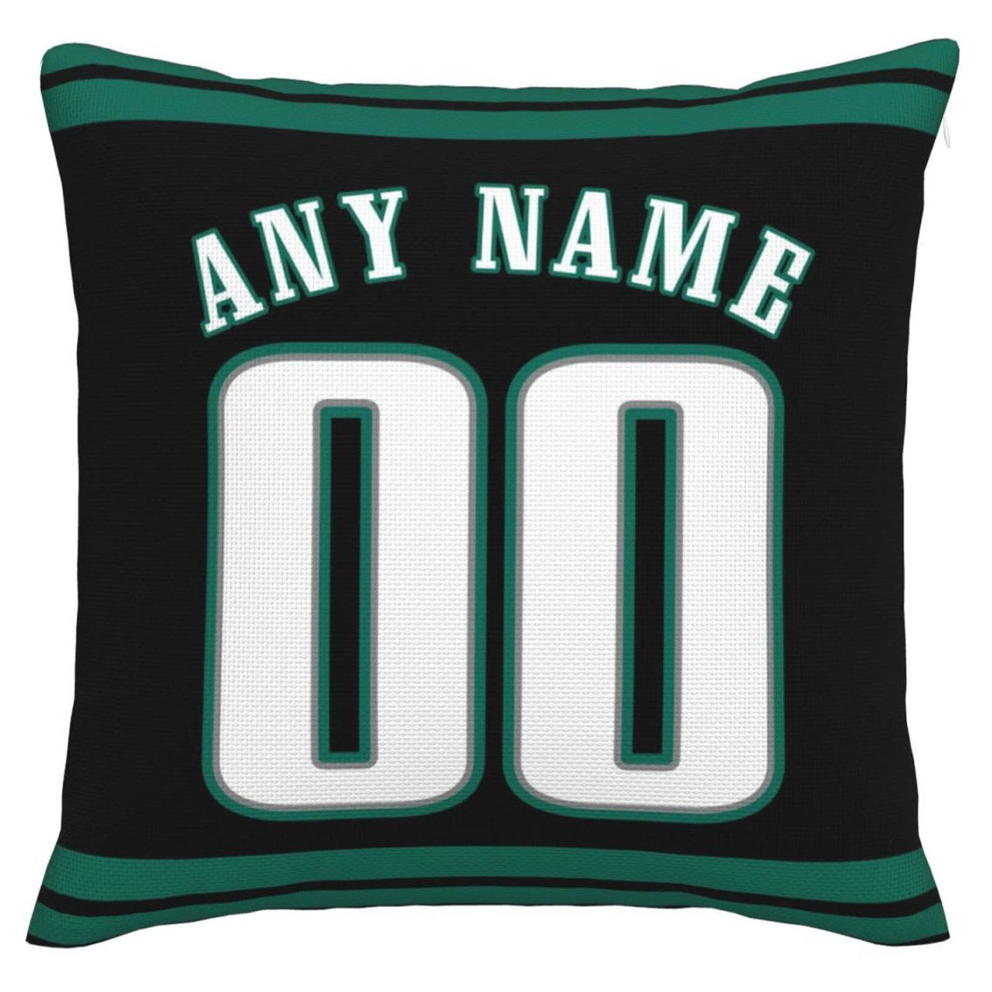 Custom P.Eagles Pillow Decorative Throw Pillow Case - Print Personalized Football Team Fans Name & Number Birthday Gift Football Pillows