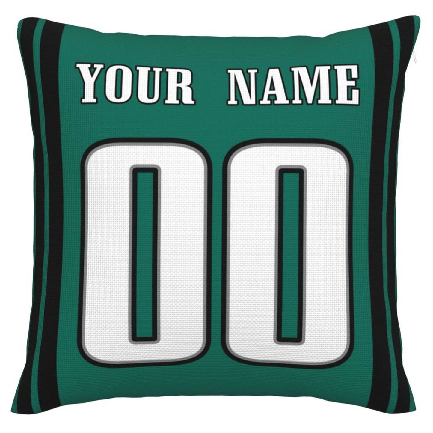 Custom P.Eagles Pillow Decorative Throw Pillow Case - Print Personalized Football Team Fans Name & Number Birthday Gift Football Pillows