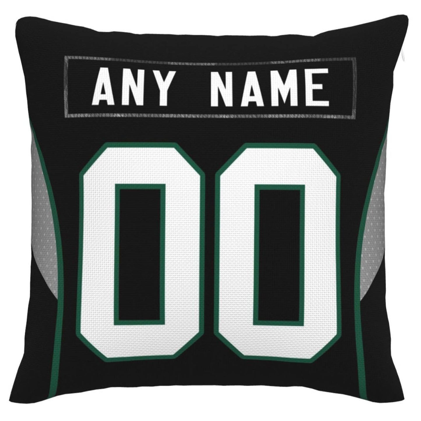 Custom NY.Jets Pillow Decorative Throw Pillow Case - Print Personalized Football Team Fans Name & Number Birthday Gift Football Pillows