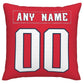 Custom NE.Patriots Pillow Decorative Throw Pillow Case - Print Personalized Football Team Fans Name & Number Birthday Gift Football Pillows