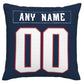 Custom NE.Patriots Pillow Decorative Throw Pillow Case - Print Personalized Football Team Fans Name & Number Birthday Gift Football Pillows